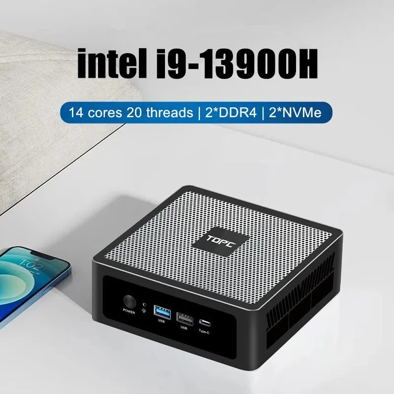 Intel Core I9 13900H Mini Pc - TOPC Mini-PC 13. Generation Intel Core