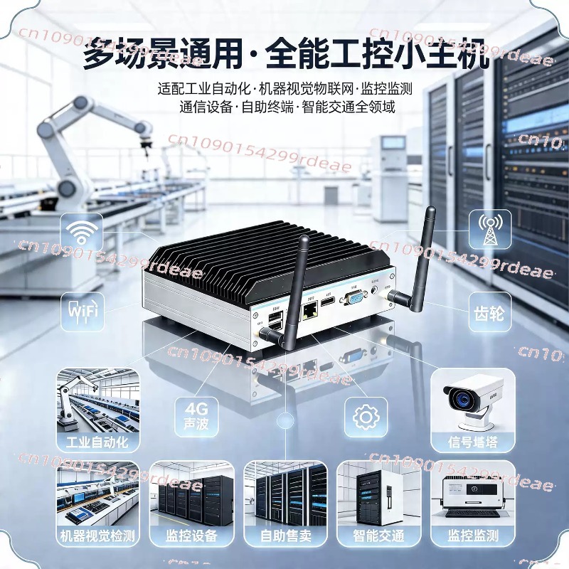 Fanless Industrial Pc Rs485 Core I7 - Mini Industrie-PC - Quad-Core N100/J1900/J6412, 12.