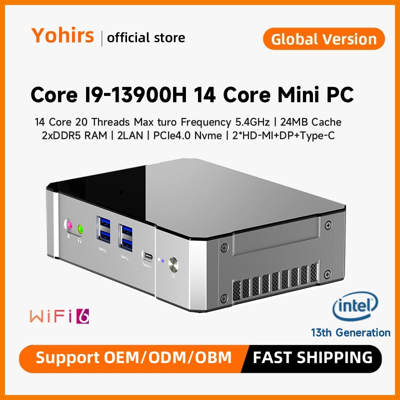 Intel Core I9 13900H Mini Pc - Yohirs 13. Generation i9 13900H i7
