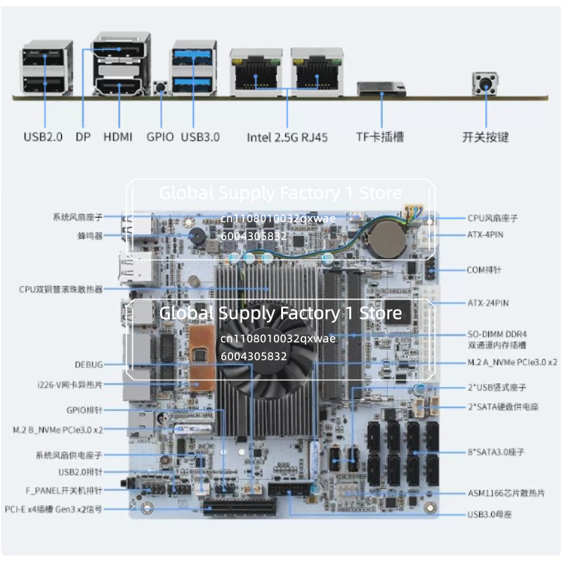 NAS-Motherboard Mini ITX M11 m – Nas Motherboard 8 Sata Mini Itx Bewertung und Preis