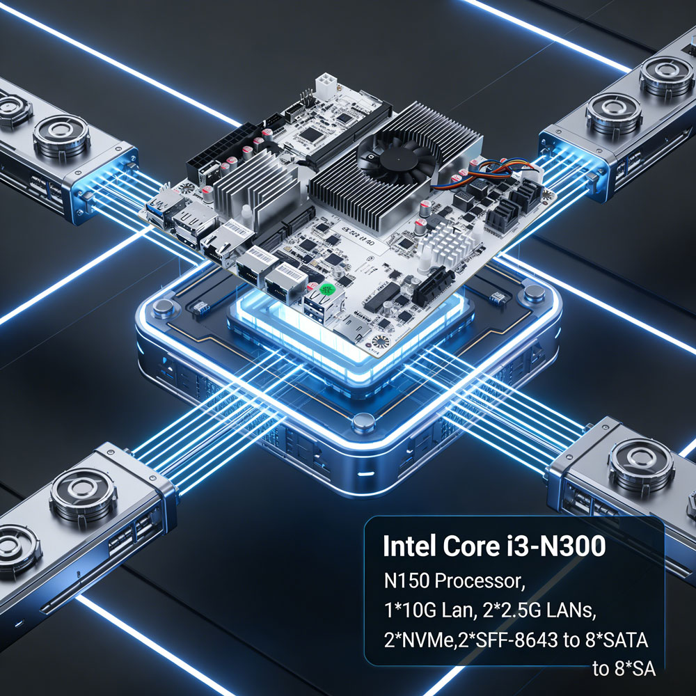 8-Bay NAS Mini-ITX-Motherboard – Nas Motherboard 8 Sata Mini Itx Bewertung und Preis